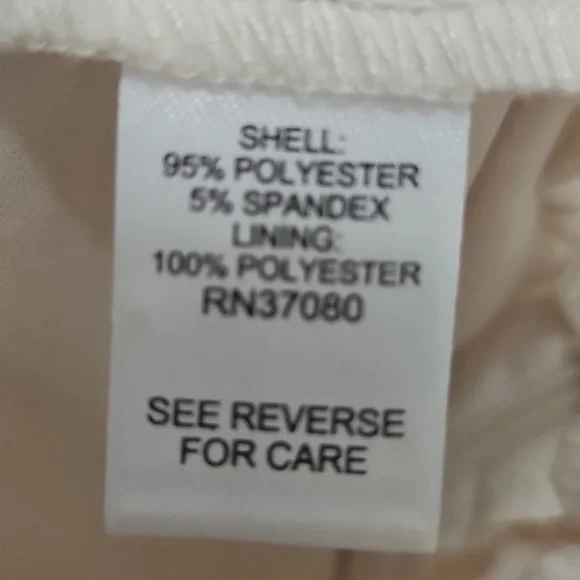 Cato Cream Fringe Crochet-look Lace / Openwork Knit Knee Length Skirt Sz 14 - Picture 6 of 9